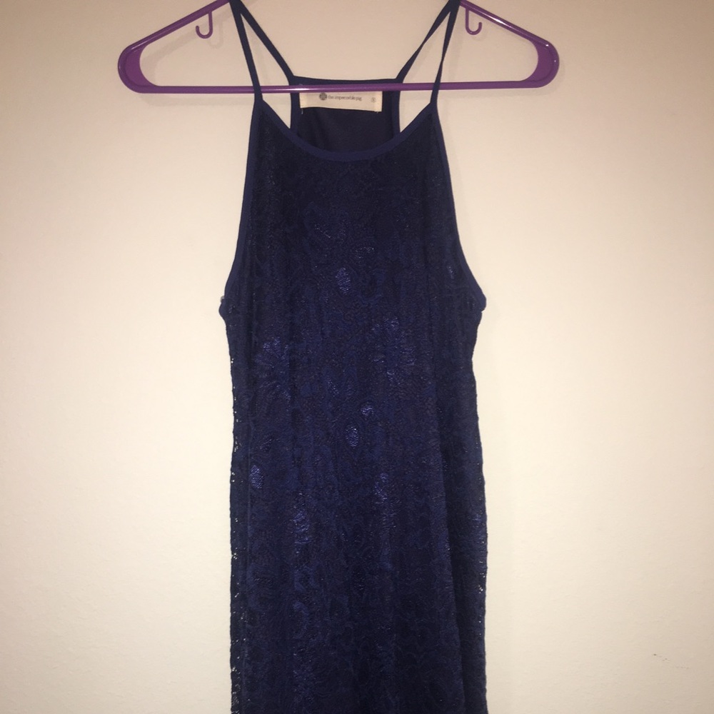 Navy blue lace dress!
